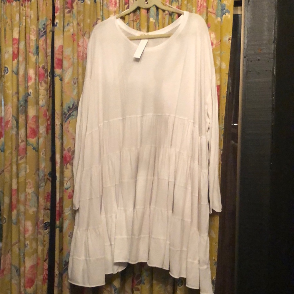 Free people Rory Oversized Tiered Tunic Sz M/L